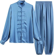 Load image into Gallery viewer, &quot;qínshū&quot; Tang Dynasty silk shirt + pants