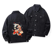 Load image into Gallery viewer, &quot;Sōryū&quot; embroidery denim vintage jacket