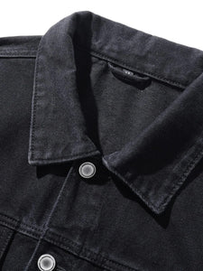 Embroidery monkey king embroidery denim jacket