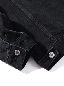 Embroidery monkey king embroidery denim jacket