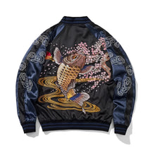 Load image into Gallery viewer, Premium carp splash embroidery sukajan jacket