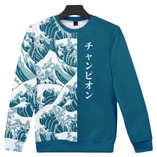 Load image into Gallery viewer, Kanagawa wave design jacket