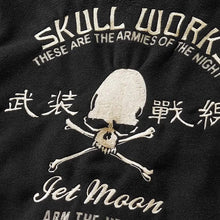 Load image into Gallery viewer, Hyper Premium kanji skull baseball jacket