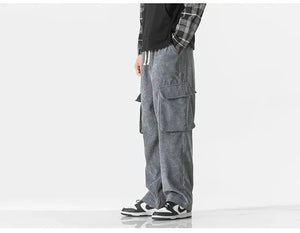 "Hotaru" corduroy cargo pants