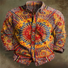 Load image into Gallery viewer, "Genka" psychedelic long sleeved shirt