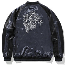 Load image into Gallery viewer, Hyper premium midnight lion sukajan jacket