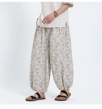 Load image into Gallery viewer, "Kurobara" flower harem pants