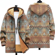 Load image into Gallery viewer, Mosaic long trench jacket