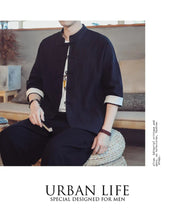 Load image into Gallery viewer, Hongmin solid Tang shirt