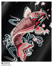 Load image into Gallery viewer, Fish splash embroidery T-shirt