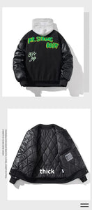 Mr. strong body varsity baseball jacket