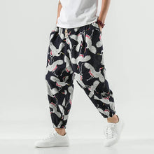 Load image into Gallery viewer, Multi crane harem pants