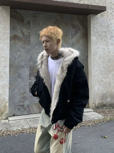 Wool lining "Akio" jacket