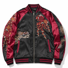 Load image into Gallery viewer, Premium twin dragon embroidery sukajan jacket