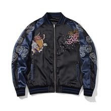 Load image into Gallery viewer, Premium carp splash embroidery sukajan jacket