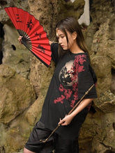 Load image into Gallery viewer, Hyper premium embroidery fierce bear sakura T-shirt