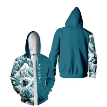 Load image into Gallery viewer, Kanagawa wave design jacket