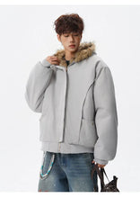 Load image into Gallery viewer, Reversible vintage faux fur jacket
