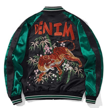 Load image into Gallery viewer, Premium &quot;denim&quot; jungle tiger sukajan jacket