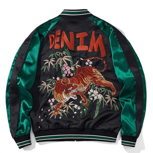Premium "denim" jungle tiger sukajan jacket