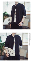 Load image into Gallery viewer, Hongmin solid Tang shirt