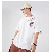Load image into Gallery viewer, Fish splash embroidery T-shirt