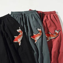Load image into Gallery viewer, Koi fish harem pants