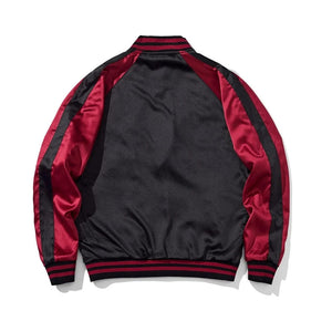 Premium triple dragon embroidery sukajan jacket