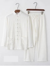 Load image into Gallery viewer, "Yúnmò" Tang shirt + pants set