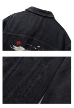 Load image into Gallery viewer, &quot;Sōryū&quot; embroidery denim vintage jacket