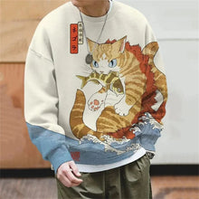 Load image into Gallery viewer, Flying kōnotori Japanese themed graphics sweatshirt
