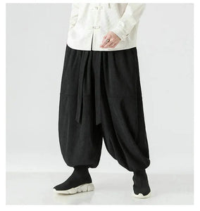 Wide bushido wabi sabi pants