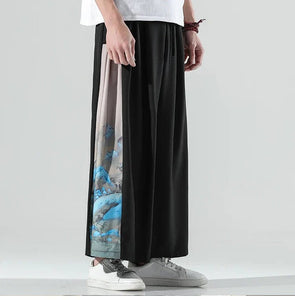 Wide bushido komorebi pants