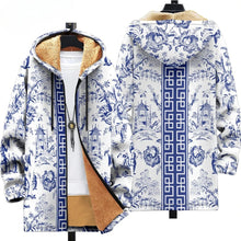 Load image into Gallery viewer, Mosaic long trench jacket