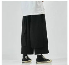 Load image into Gallery viewer, Solid baggy layered harem pants