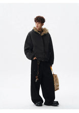 Load image into Gallery viewer, Reversible vintage faux fur jacket