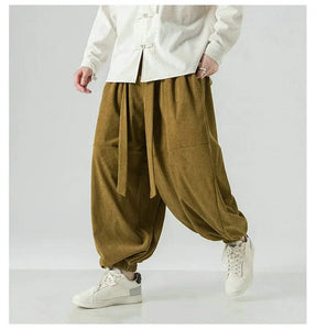 Wide bushido wabi sabi pants