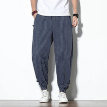 Load image into Gallery viewer, Simple and clean striped design harem pants