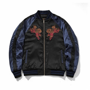 Premium sakura beast embroidery sukajan jacket