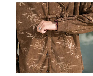 "Zhang Yizhi" corduroy Tang light jacket