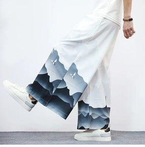Wide bushido komorebi pants
