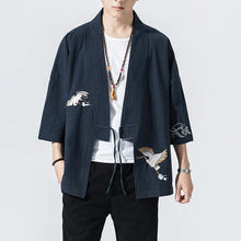 Load image into Gallery viewer, Stork design kimono shirt