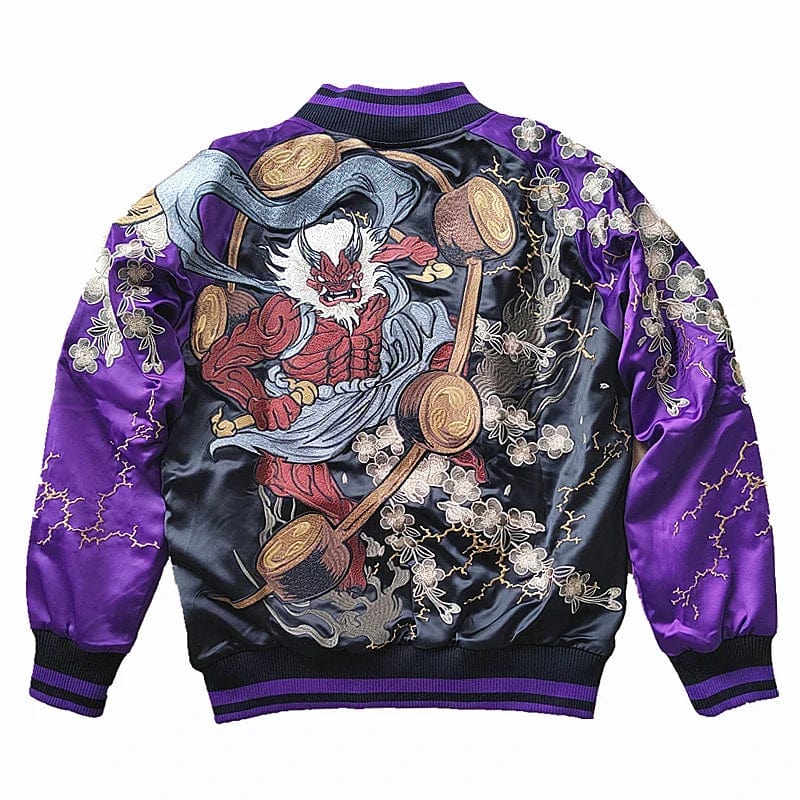 Premium grape purple ogre sukajan jacket – High Street Beast