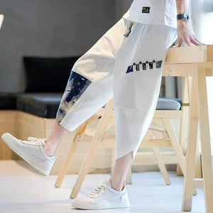 "Souta" ankle length harem pants