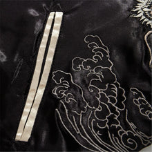 Load image into Gallery viewer, Hyper premium smoke dragon embroidery sukajan souvenir jacket