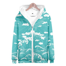 Load image into Gallery viewer, Kanagawa wave design jacket