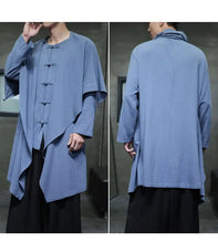 Load image into Gallery viewer, Sand dune Tang suit robe over coat