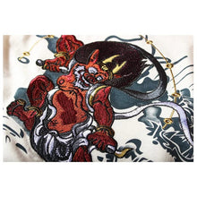 Load image into Gallery viewer, Embroidery Japanese ogre carp T-shirt