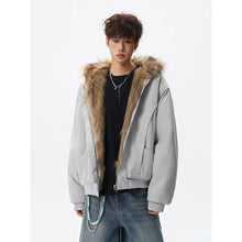 Load image into Gallery viewer, Reversible vintage faux fur jacket