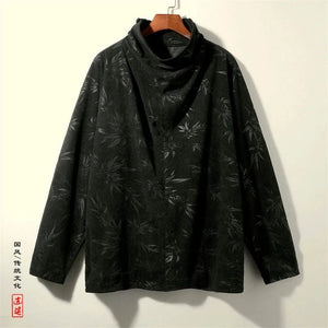 "fúman" two piece sweater and harem pants set